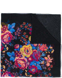 Dvf Diane Von Furstenberg Floral Print Semi Sheer Scarf