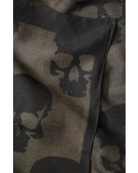 The Kooples Printed Scarf With Silk