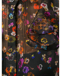 Givenchy Sheer Floral Print Shirt