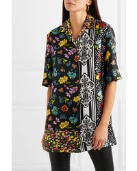 Versace Printed Silk Twill Shirt