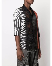 DSQUARED2 Multi Print Satin Shirt