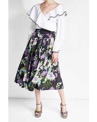 Diane von Furstenberg Printed Silk Skirt