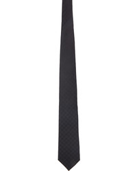 Gucci Black Silk Gg Tie