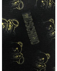 Moschino Teddy Bear Print Silk Tie