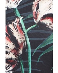 Ted Baker London Florell Palm Floral Print Neoprene Skater Dress