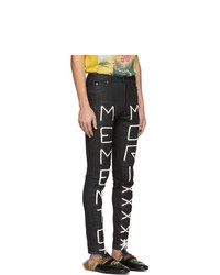 Gucci Black Meto Mori Skinny Jeans