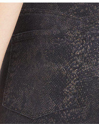 NYDJ Petite Evie Pull On Metallic Printed Jeans