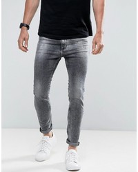 Calvin Klein Jeans Skinny Tapered Jeans With Splatter Print