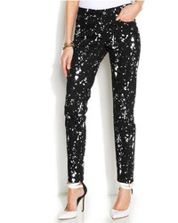 Vince Camuto Two By Skinny Paintbrush Print Jeans