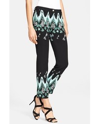 Versace Collection Frequency Print Ankle Pants