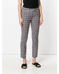 Dondup Printed Skinny Cropped Trousers
