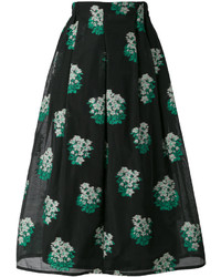 Roseanna Floral Print Midi Skirt