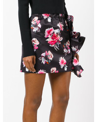 MSGM Floral Print Skirt