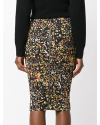 Victoria Beckham Printed Fitted Skirt