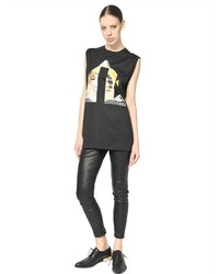 Givenchy Printed Cotton Jersey Tank Top
