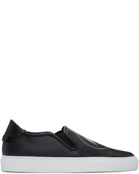Givenchy Black Monkey Brothers Slip On Sneakers