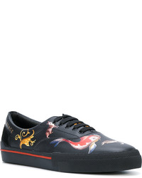 Versace Printed Lace Up Sneakers