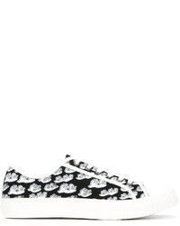 Julien David Printed Lace Up Trainers