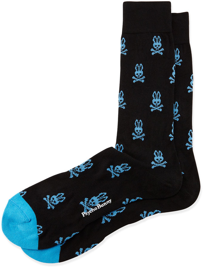 MENS BLUE CLASSIC BUNNY SOCKS