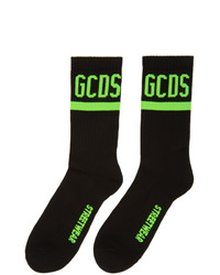 Gcds Black And Green God Cant Destroy Streetwear Socks