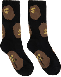 BAPE Black Ape Head Socks