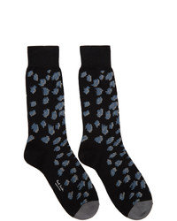 Paul Smith Black Cheetah All Over Socks