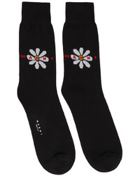 Marni Black Cotton Socks
