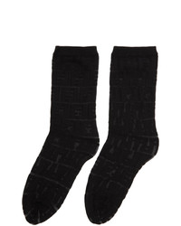 Fendi Black Forever Socks