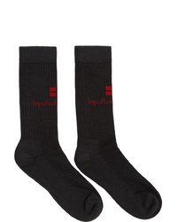 Han Kjobenhavn Black Logo Socks