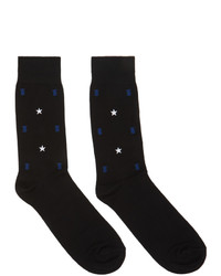Burberry Black Tb Monogram Star Socks