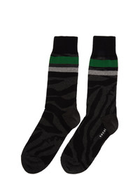 Sacai Black Zebra Socks