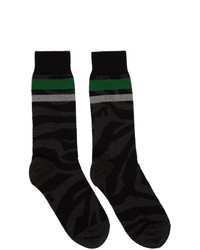 Sacai Black Zebra Socks