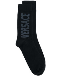 Versace Logo Printed Socks