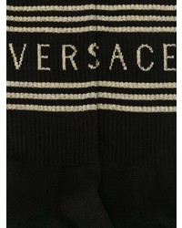 Versace Logo Stripe Socks