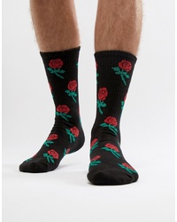 Pull&Bear Rose Pattern Sock