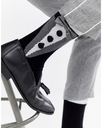ASOS DESIGN Socks With Sequin Bow Tie Suit Design