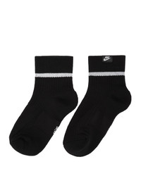 Nike Two Pack Black Essential Ankle Socks