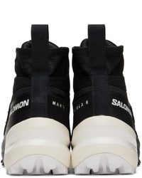MM6 MAISON MARGIELA Black Salomon Edition Cross High Sneakers