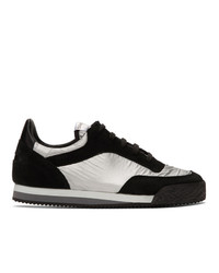 Comme Des Garcons SHIRT Black And Silver Spalwart Edition Pitch Low Sneakers