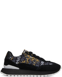 VERSACE JEANS COUTURE Black Spyke Sneakers