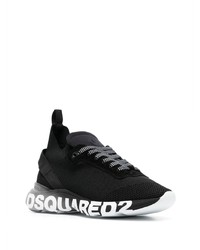 DSQUARED2 Logo Print Low Top Sneakers