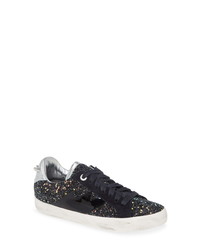 Zadig & Voltaire Used Glitter Lace Up Sneaker