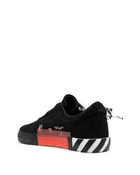 Off-White Vulcanized Striped Sole Low Top Sneakers