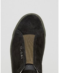Religion Gusset Suede Sneakers