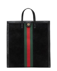 Gucci Ophidia House Web Suede Tote