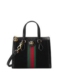 Gucci Small Ophidia House Web Suede Satchel