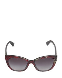 Dolce & Gabbana Rose Printed Acetate Sunglasses