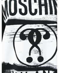 Moschino Logo And Paint Print Sweater Dress