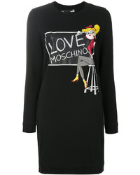 Love Moschino Printed Sweatshirt Dress