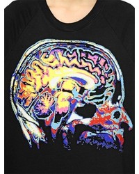 Christopher Kane Brain Printed Cotton Fleece Sweatshirt